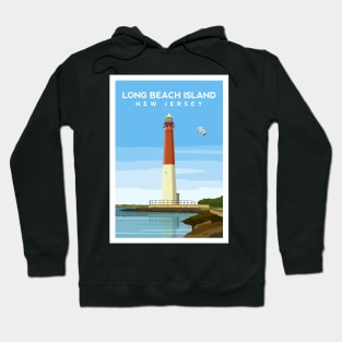 Barnegat Lighthouse, Long Beach Island, New Jersey Hoodie